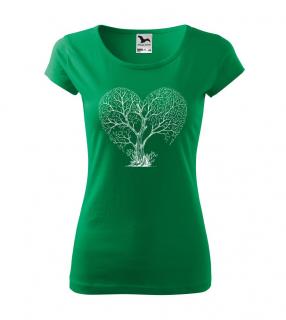 Dámske tričko Strom- srdce