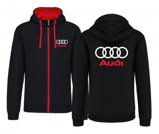 Mikina kapucňa/zips Audi