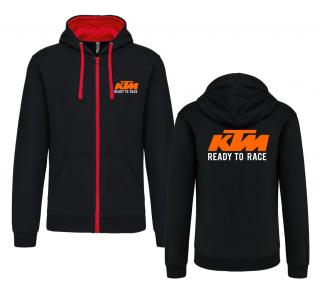 Mikina kapucňa / zips KTM