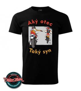 Moto tričko Aký otec, taký syn