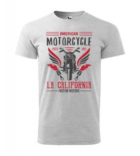 Moto tričko American motorcycle