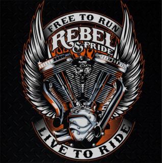 Moto tričko Rebel &amp; Pride