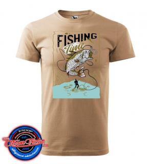 Rybárske tričko Fishing Time | chcemtricko.sk