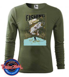 Rybárske tričko Fishing Time - dlhý rukáv | chcemtricko.sk