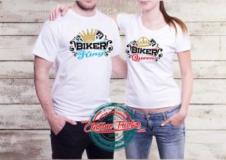 Tričká Biker King &amp; Biker Queen