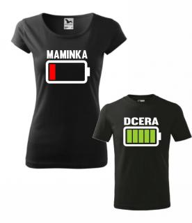 Tričká Maminka / Dcera (CZ)