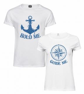 Tričká pre páry Hold Me / Guide Me