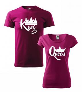 Tričká s potlačou King&amp;Queen