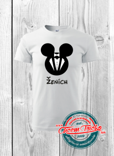 Tričko pre ženícha Mickey