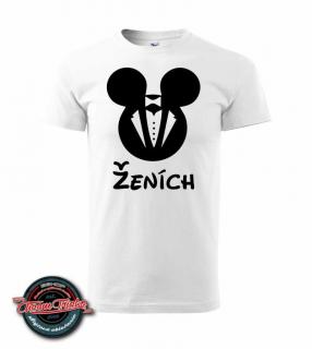 Tričko pre ženícha Mickey