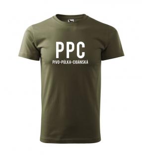 Tričko s nápisom PPC