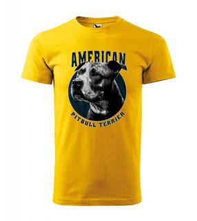 Tričko s potlačou American pitbull terrier