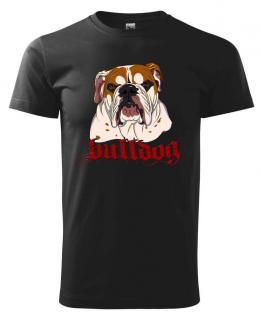 Tričko s potlačou Bulldog