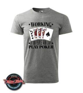 Tričko s potlačou Poker