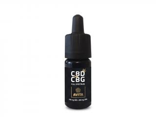 1000 mg CBD+CBG olej full spectrum 10 ml