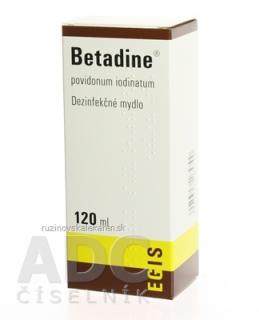 Betadine dezinfekčné mydlo 75 mg/ml