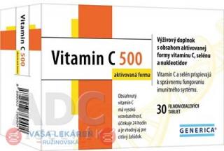 GENERICA Vitamin C 500 aktivovaná forma