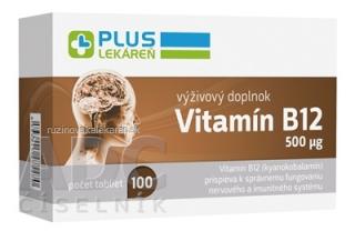 PLUS LEKÁREŇ Vitamín B12 500 µg