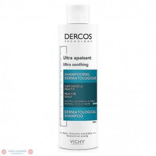 VICHY Dercos Technique ultrazklidňující šampón pre normálne až mastné vlasy