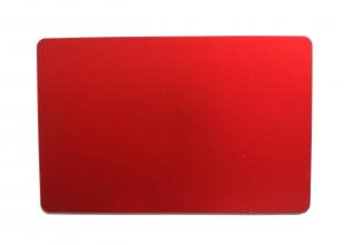 Platnička Tesla 8,5 x 5,5 cm  červená (Harmonizér platnička Swiss Tesla)