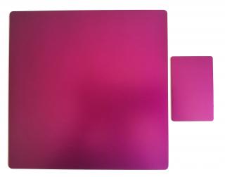 Sada platničiek Swiss Tesla purpurová (21x21cm 8,5x5,5 cm)  -10%zľava (platnička 21 x 21 cm + platnička 8,5 x 5,5 cm purpurová)