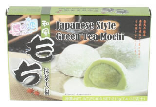 Japonské koláčky Mochi se zeleným čajem
