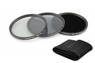 Elementrix ND8, ND4, ND2 set filtrov 52mm (ND52set)