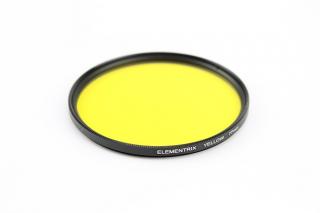 Elementrix Plný filter žltý 55mm text. pouzdro (55zl-x)