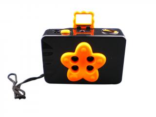 Lomo fotoaparát 4x čierno oranžový (LM4c)