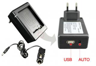 Nabíjačka pre EN-EL15 USB pre NIKON D7000, D600, D610, D7100, ELEMENTRIX (DB-EN-EL15)