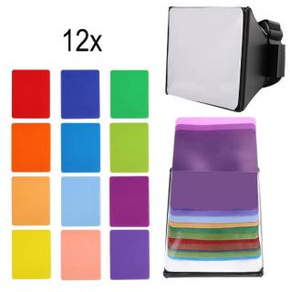 Softbox, minisoftbox s barevými filtrami 10x13cm (SBP2)
