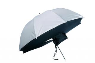 Softboxový fotografický odrazový dáždnik, Odrazový softbox, dáždnik 102cm, biely (SD102B)