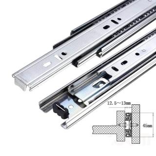 Šuplíkový pojazd guličkový výsuv 45x450mm bez tlmenia (S4545)