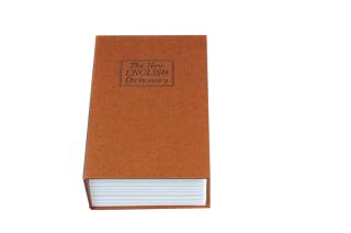 Trezor, kniha slovník 180x120x60mm zlatý (KX8 zlatá)