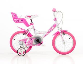 Detský bicykel, ružová potlač 14
