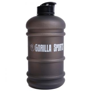 Gorilla Sporst plastová fľaša na pitie, 2,2 L, sivá