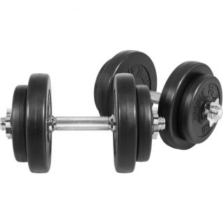 Gorilla Sports Jednoručný činkový nakladací set, 2 x 10 kg