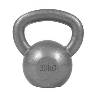 Gorilla Sports Kettlebell činka, liatina, sivá, 30 kg