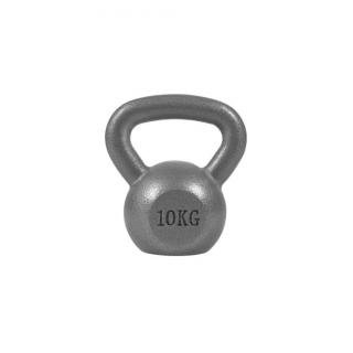 Gorilla Sports Kettlebell činka, liatinová, sivá, 10 kg