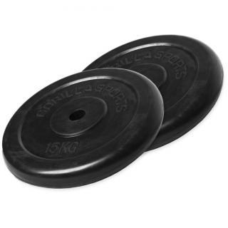 Gorilla Sports Sada záťažových kotúčov, liatina/plast, 30 kg