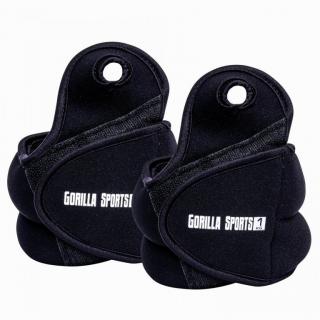 Gorilla Sports Záťažové manžety 2 kg, 2 x 1 kg