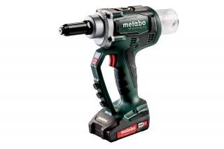 Metabo NP 18 LTX BL 5.0 aku nitovacia pištoľ 18V 2x2Ah batéria 619002500