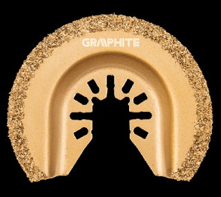 Polkruhový kotúč na rezanie keramiky GRAPHITE 56H064