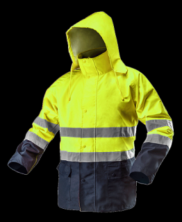 Pracovná reflexná bunda NEO VISIBILITY žltá (Pracovná bunda NEO s vysokou viditeľnosťou)