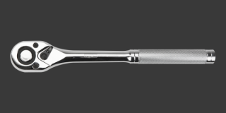 Račňa 1/2   255 mm NEO 08-516 s telom z chróm-vanádiovej ocele (Račňový mechanizmus so 48 zubami je vyrobený z výnimočne odolnej chróm-molybdénovej ocele)