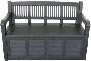 2v1 Záhradná vonkajšia lavica lavička úložný box skriňa 280L