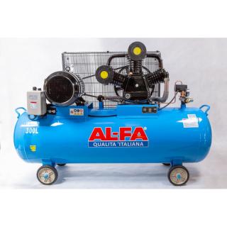 AL-FA ALC300-3 400V Olejový kompresor 9,5kW 3 piesty 300L