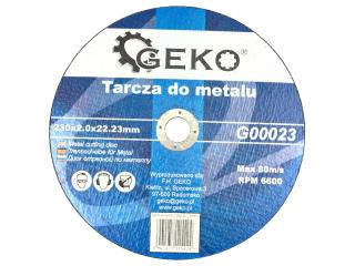 Geko G00023 25ks Kotúč na kov plechy rúry 230 x 2,0mm 25kusov