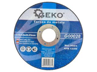 Geko G00028 Kotúč na kov oceľ 115x1x22.2mm 25ks