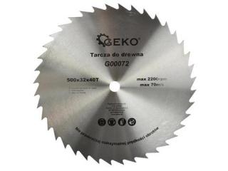 Geko G00072 Pílový kotúč na drevo 500mm 32mm 40T